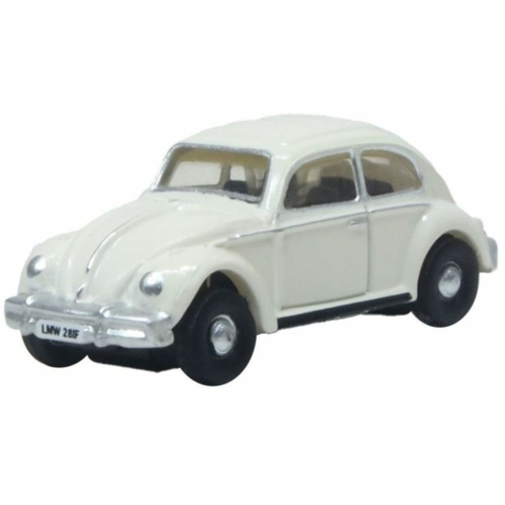 OXNVWB008 - N Gauge VW Beetle White (abbey Road) Oxford Diecast Model