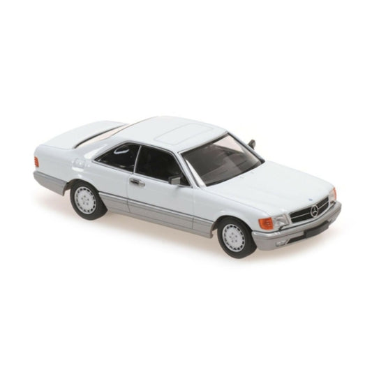 Available to Order – Mercedes-benz 560 Sec (c126) - 1986 - White 1:43 Maxichamps Model (P940035120)