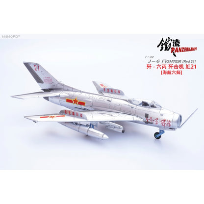 Available to Order – J-6 Fighter (red 21) 1:72 Panzerkampf Model (PAN14640PD)