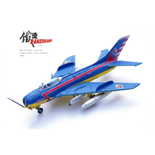Available to Order – MIG-19S Farmer C Red 872 Jagdgeschwader 3 East German Af 1968 1:72 Panzerkampf Model (PAN14642PB)