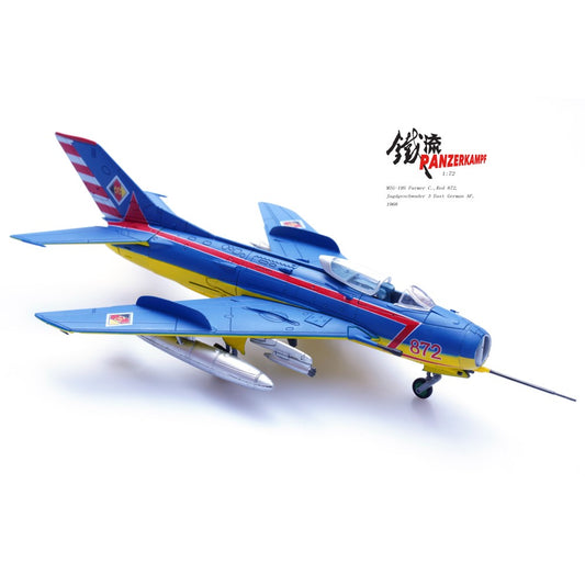 Available to Order – MIG-19S Farmer C Red 872 Jagdgeschwader 3 East German Af 1968 1:72 Panzerkampf Model (PAN14642PB)