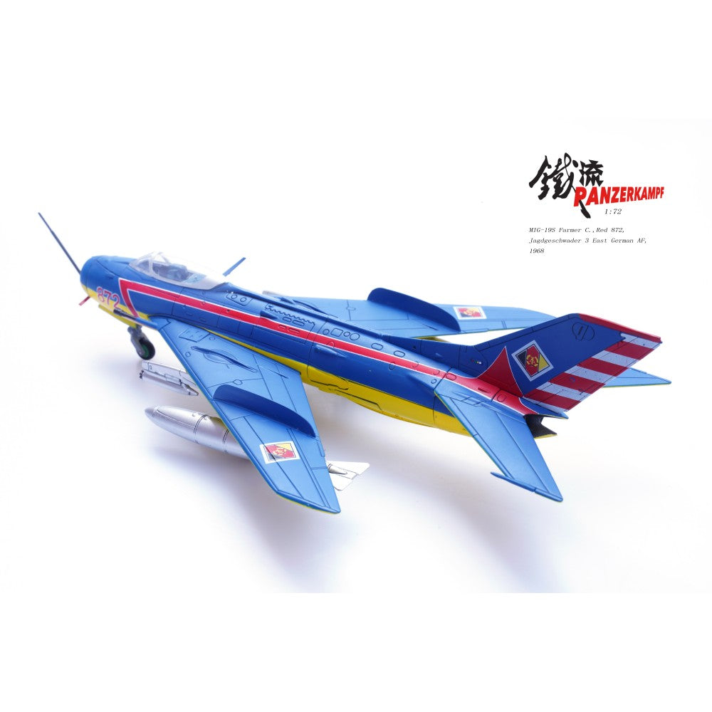 Available to Order – MIG-19S Farmer C Red 872 Jagdgeschwader 3 East German Af 1968 1:72 Panzerkampf Model (PAN14642PB)