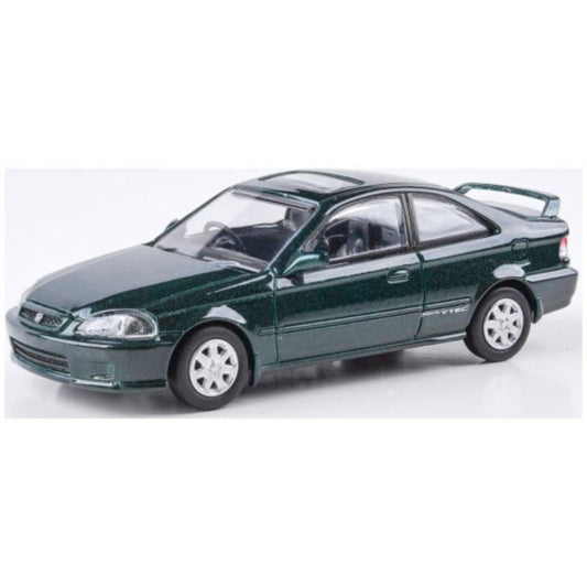 PRE ORDER STOCKS DUE DECEMBER 2025 / JANUARY 2026 1:64 PARA64 PAR65625 HONDA CIVIC EM1 CLOVER GREEN PEARL 1999 (RHD)
