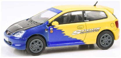 Available to Order – Honda Civic Type-R EP3 Spoon Livery 2001 (LHD) 1:64 (PAR 55348)