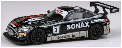 Available to Order – Mercedes AMG GT3 2021 Gulf 12H Ram Racing Sonax (LHD) 1:64 (PAR 55360)