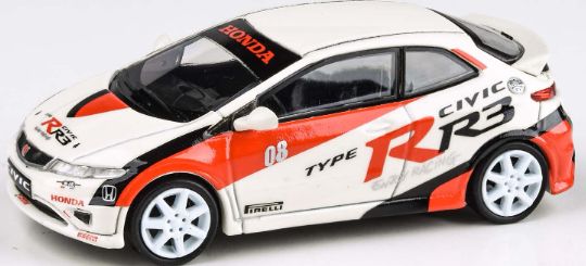 Available to Order – Honda Civic Type R 2007 FN2 Race Livery (LHD) 1:64 (PAR 55397)