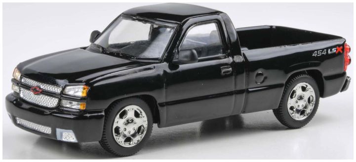 Available To Order – Chevrolet Silverado Single Cab Onyx Black 2006 1:64 (PAR 55831)