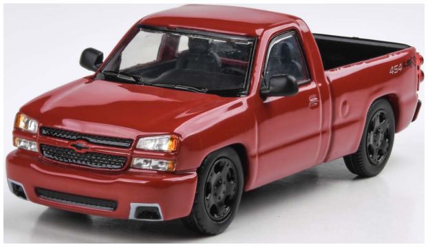 Available To Order – Chevrolet Silverado Single Cab Victory Red 2006 1:64 (PAR 55832)