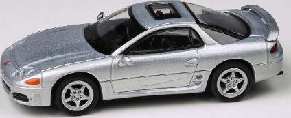 Available to Order – Mitsubishi GTO 3000GT Silver 1994 1:64 (PAR 65139)
