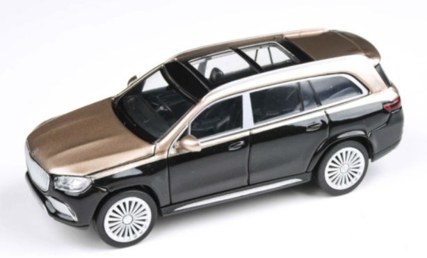 Available to Order – Mercedes Maybach GLS Obsidian Black/Gold (RHD) 1:64 (PAR 65303)