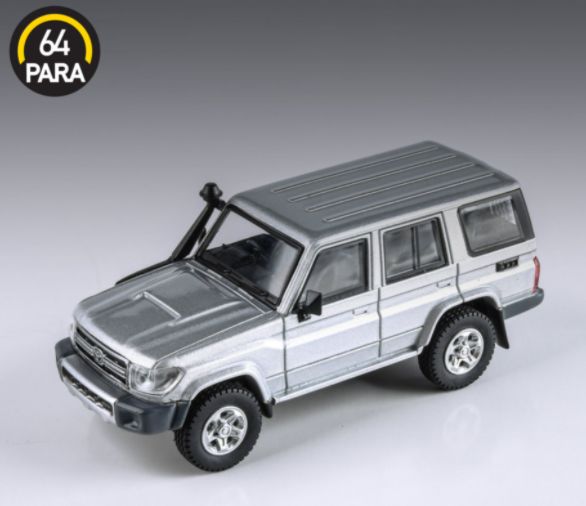 Available to Order – Toyota Landcruiser Silver Pearl (RHD) LC76 1:64 (PAR 65312)