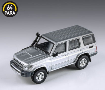 Available to Order – Toyota Landcruiser Silver Pearl (RHD) LC76 1:64 (PAR 65312)