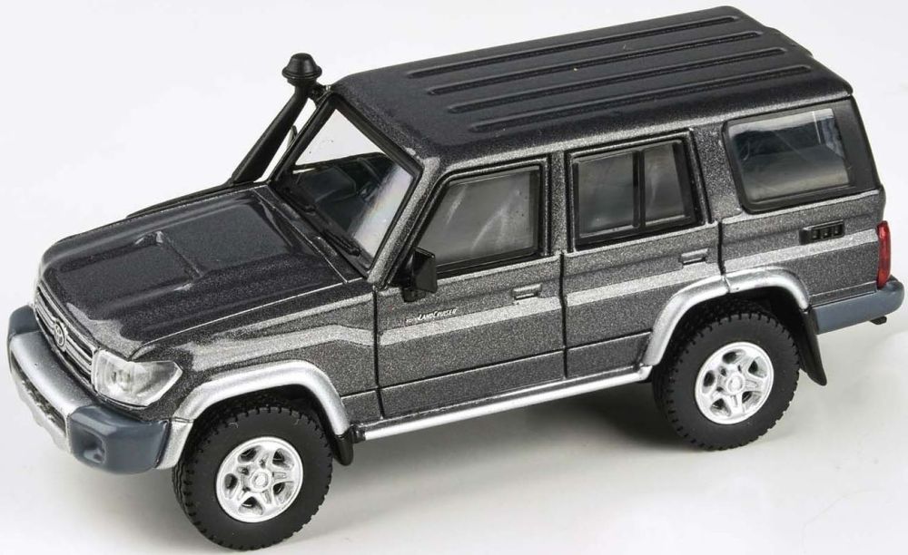 Available to Order – Toyota Landcruiser LC76 Graphite Grey 2014 (RHD) 1:64 (PAR 65315)