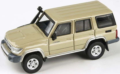Available to Order – Toyota Landcruiser LC76 Sandy Taupe 2014 (RHD) 1:64 (PAR 65316)