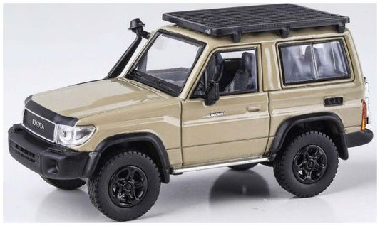 Toyota Land Cruiser 71 Sandy Taupe Anniversary Edition 2023 (RHD) 1:64 – diecast model