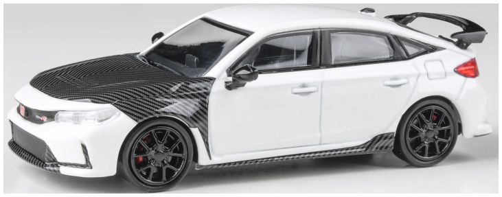 Available to Order – Honda Civic Type R FL5 White 2023 w/Carbon Parts (RHD) 1:64 (PAR 65590)