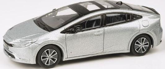 Toyota Prius Cutting Edge Silver 2023 (RHD) 1:64 – diecast model