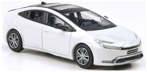 Available to Order – Toyota Prius Wind Chill White 2023 (RHD) 1:64 (PAR 65604)
