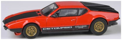 Available To Order – De Tomaso Pantera Red/Black Lights Down 1972 (RHD) 1:64 (PAR 65644)