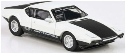 Available To Order – De Tomaso Pantera White/Black 1972 (RHD) 1:64 (PAR 65646)