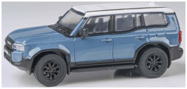Available to Order – Land Cruiser 250 Prado Heritage Blue 2024 (RHD) 1:64 (PAR 65741)