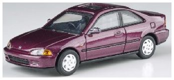 Available to Order – Honda Civic Coupe EJ1 Camellia Red 1995 (RHD) 1:64 (PAR 65763)