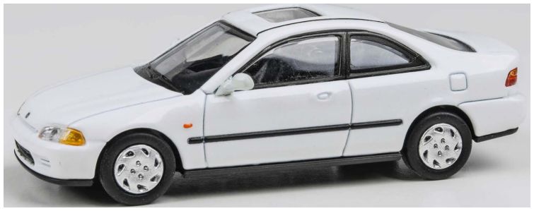 Available to Order – Honda Civic Coupe EJ1 White 1995 (RHD) 1:64 (PAR 65765)