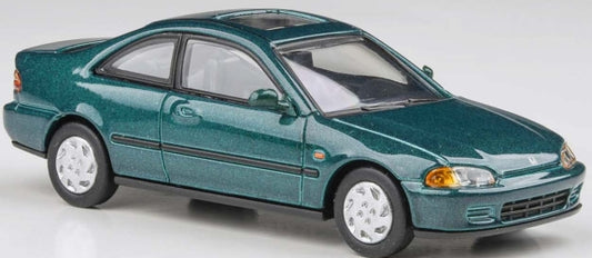 Available To Order – Honda Civic Coupe EJ1 Paradise Blue Green 1995 (RHD) 1:64 Para64 Model (PAR 65768)