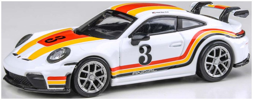 Available to Order – Porsche 911 GT3 (992.2) Andial Livery 2025 (RHD) 1:64 (PAR 65876)