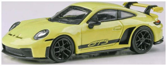 Porsche 911 GT3 (992.2) Cartagena Yellow 2025 (RHD) 1:64 – diecast model