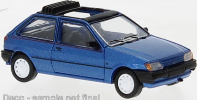 Ford Fiesta MK III Calypso Metallic Blue 1989 1:87 – diecast model