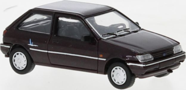 Ford Fiesta MK III Dark Violet 1993 1:87 – diecast model