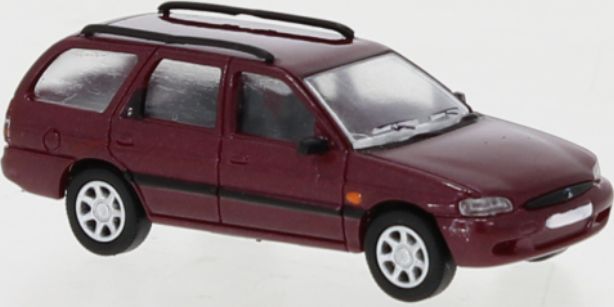 Ford Escort MK VII Turnier Metallic Dark Red 1995 1:87 – diecast model
