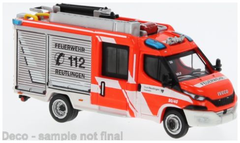 Iveco Magirus Daily MLF Feuerwehr Reutlingen 2021 1:87 – diecast model