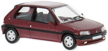 Peugeot 106 XSI Dark Red 1991 1:87 PCX Model