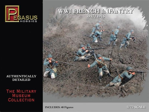 French WWI Infantry 1:72 – diecast model