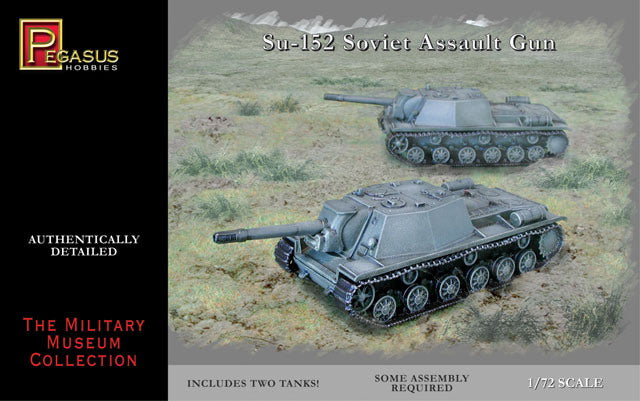 Su-152 Soviet Assault Guns (2 per box) 1:72 – diecast model
