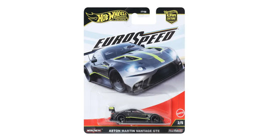 1:64 Hot Wheels Euro Speed 2/5 Aston Martin Vantage Gte JBK76