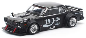 Available To Order – Skyline GT-R Drift (Hakosuka) Coca Cola Zero JP Black Chrome 1:64 Pop Race Model (POP 640161)