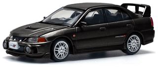 Available To Order – Mitsubishi Lancer Evolution IV Pyreness Black Pearl 1:64 Pop Race Model (POP 640227)