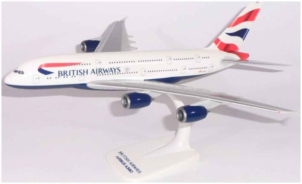 Available To Order – Airbus A380 British Airways 1:250 (PPC 220518)