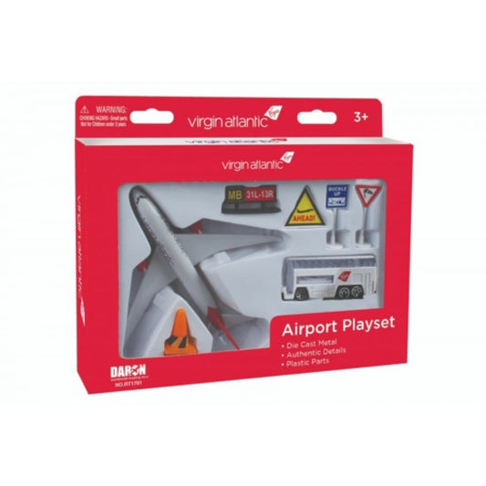 Available to Order – Virgin Atlantic Playset 8 Pieces Daron Model (PPRT1701)