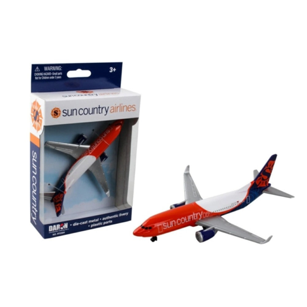 Available to Order – Sun Country Single Diecast Plane Daron Model (PPRT2564)