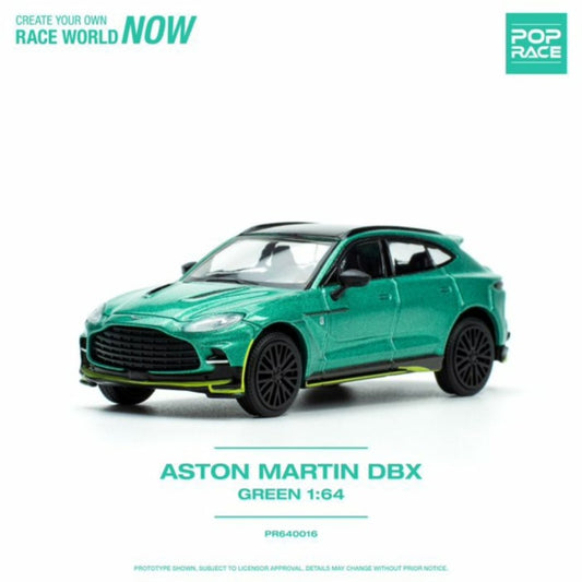1/64 POP RACE PR640016 ASTON MARTIN DBX RACING GREEN