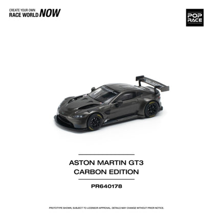 Aston Martin Vantage GT3 Carbon Edition 1:64 Pop Race Model Car (PR640178)