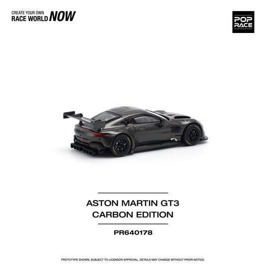Aston Martin Vantage GT3 Carbon Edition 1:64 Pop Race Model Car (PR640178)