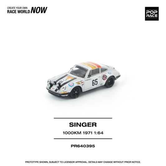 Pre-Order - 1:64 POP RACE Singer Spa 1000Km 1971 PR640395 Stocks Due Sept / Oct