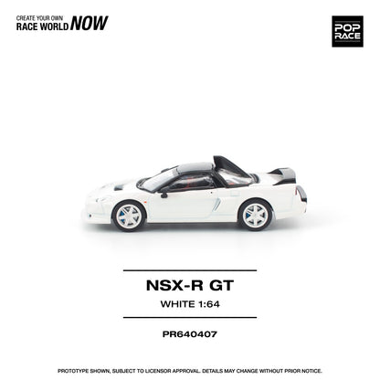 Pre-Order - 1:64 Pop Race Honda NSX-R GT White PR640407 Stocks Due Oct / Nov 2026