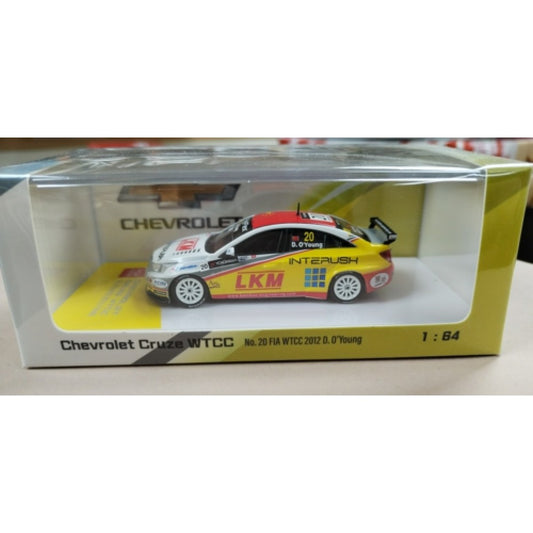 Available to Order from Supplier – 1:64 POP RACE Chevrolet Cruze Wtcc Macau 2012 No.20 Darryl O'Young (Jp) On Base - PR64CRUZ12MBASE