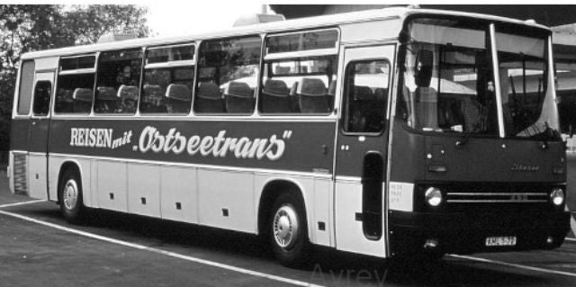 Available to Order – Ikarus 250.59 White/Red Ostseetrans 1:43 Premium Classixxs Model (PRE 47124)